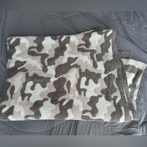 Barefoot Dreams CozyChic throw in Camo print